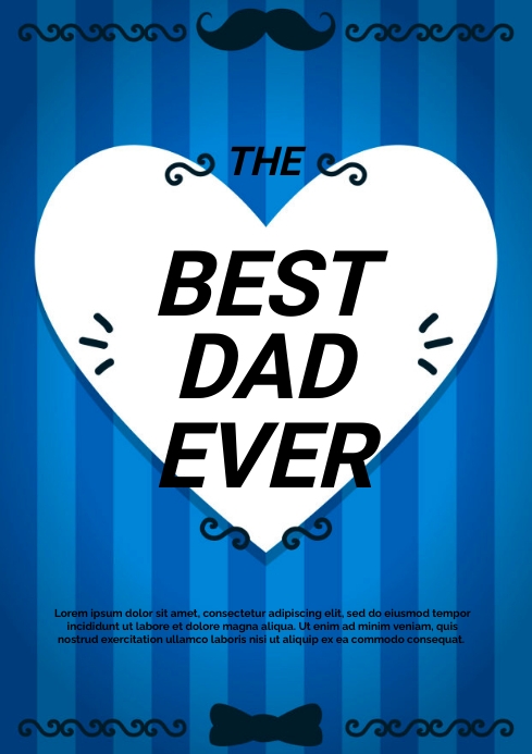 HAPPY FATHER'S DAY TEMPLATE | PosterMyWall