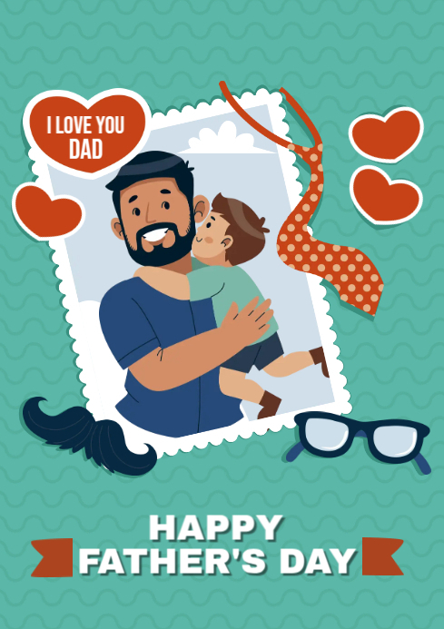 Happy Father's Day Ads Template | PosterMyWall