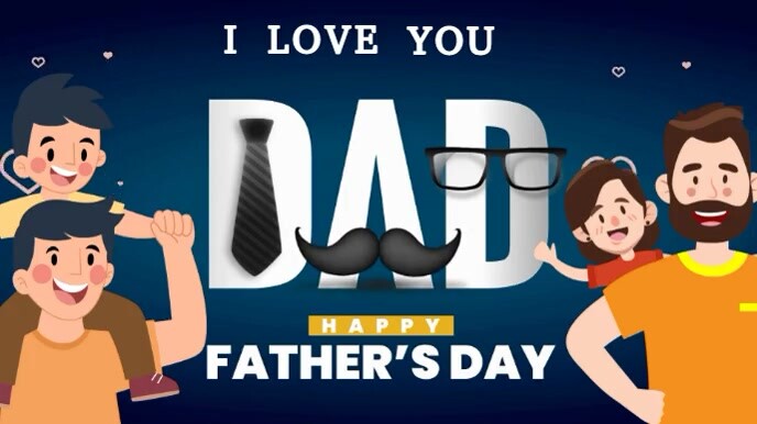 Happy Father's Day Video Template Digital Display (16:9)