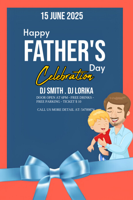 happy father day Template | PosterMyWall