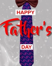 HAPPY FATHER DAY EVENT VIDEO FLYER Poster/Wallboard template
