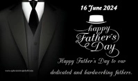 happy fathers day Tag template