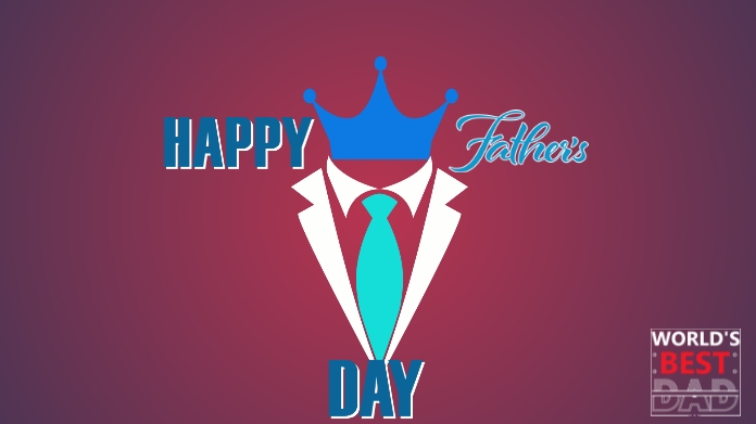 Happy fathers day Post di Twitter template