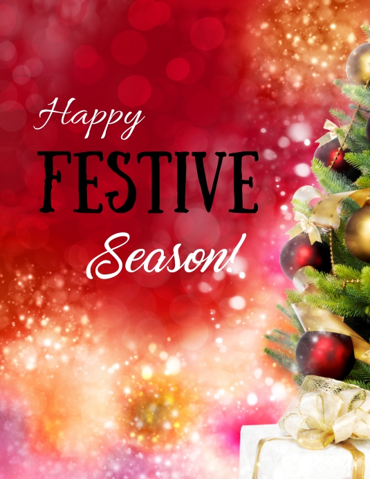 happy festive season Template | PosterMyWall