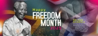 happy freedom month banner Facebook Cover Photo template