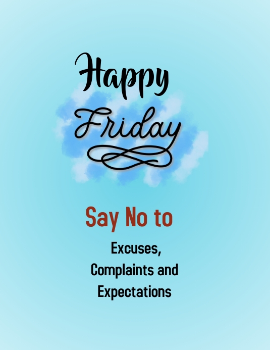 Happy Friday Template PosterMyWall