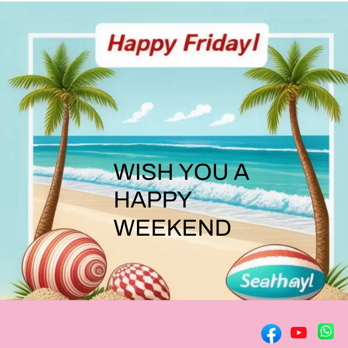 Happy Friday Design Template PosterMyWall