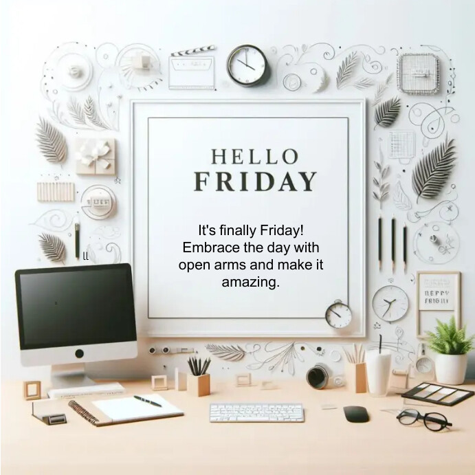Happy Friday Template PosterMyWall