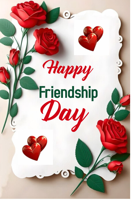 Copy of Happy Friend Poster | PosterMyWall