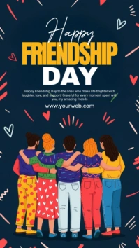 Happy Friendship Day Instagram Story template