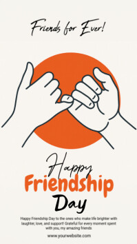 Happy Friendship Day Historia de Instagram template
