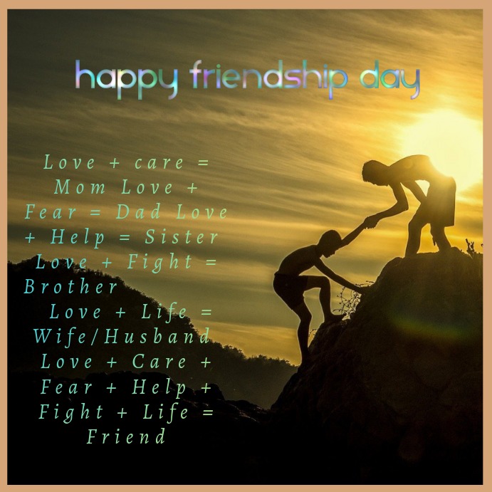 Happy friendship day Iphosti le-Instagram template