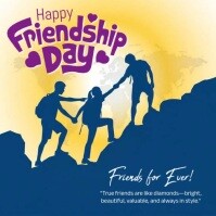 Happy Friendship Day Square (1:1) template