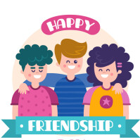 Happy friendship day Instagram Post template