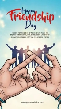 Happy Friendship Day Instagram Story template