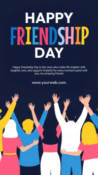 Happy Friendship Day Instagram Story template