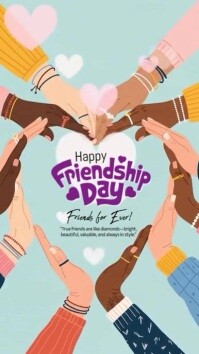 Happy Friendship Day Instagram Story template