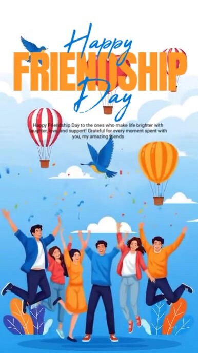 Happy Friendship Day Instagram Reel template