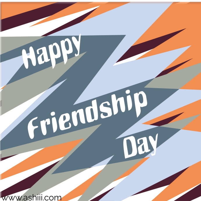 Happy Friendship day Instagram-Beitrag template