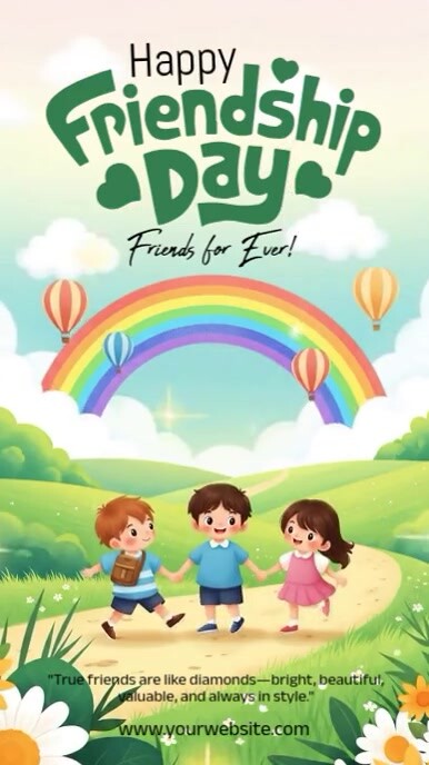 Happy Friendship Day Instagram 快拍 template