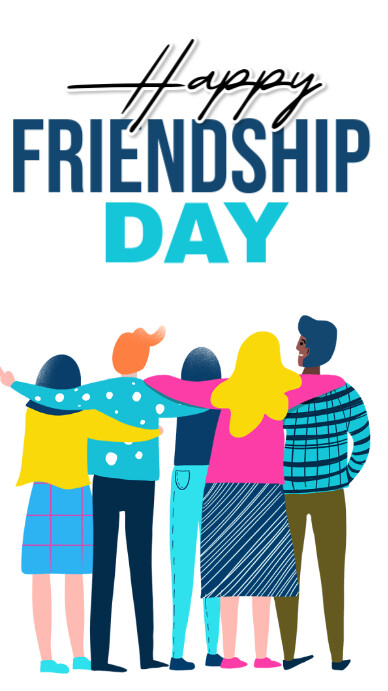 Happy Friendship Day Instagram Story Instagram-verhaal template