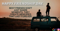 HAPPY FRIENDSHIP DAY QUOTE TEMPLATE Facebook-Veranstaltungscover