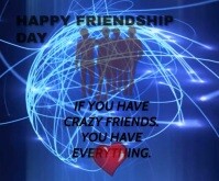 HAPPY FRIENDSHIP DAY TEMPLATE Medium Rectangle