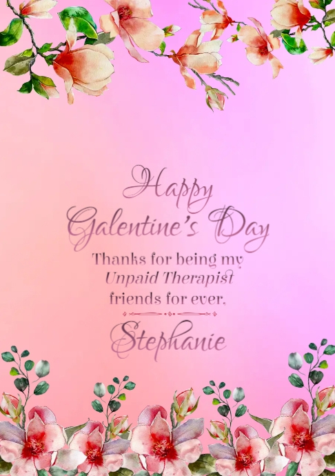 Happy Galentine's Day Card Template | PosterMyWall