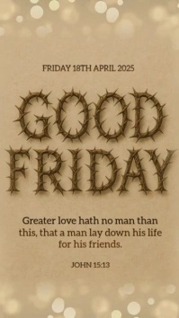 Happy Good Friday instagram Post Design Template