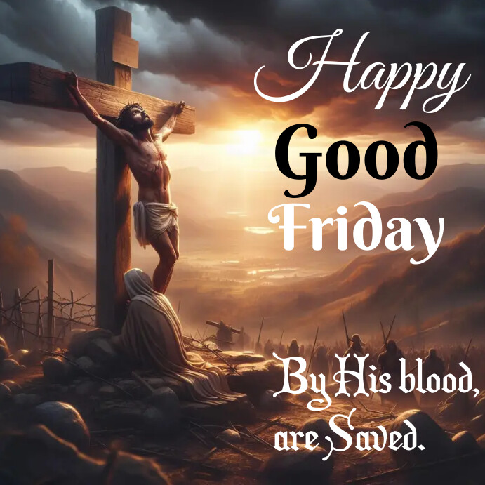 Copy of Happy Good Friday Post Design | PosterMyWall
