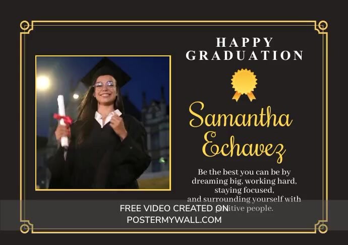 Plantilla de Happy Graduation Ads | PosterMyWall