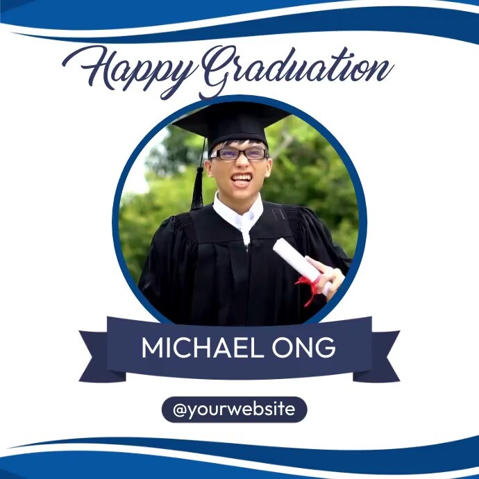 Happy Graduation Ads Template | PosterMyWall