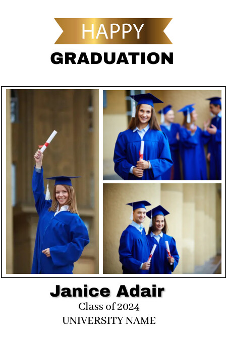 Happy graduation card template | PosterMyWall