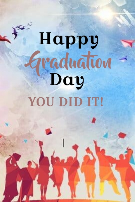 Plantilla de Happy Graduation Ceremony / Class 2023 | PosterMyWall
