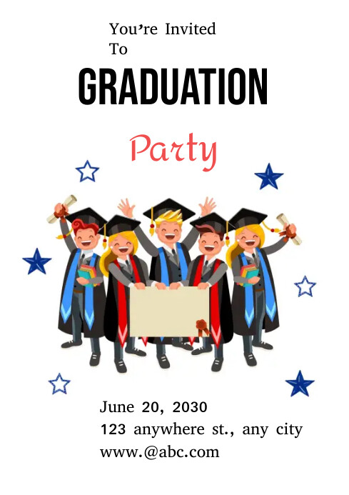 Happy graduation ceremony Template | PosterMyWall
