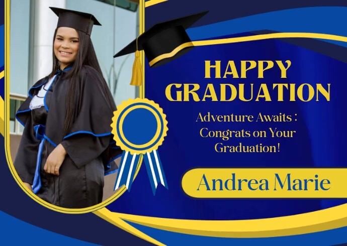 Happy Graduation Day Banner Template | PosterMyWall