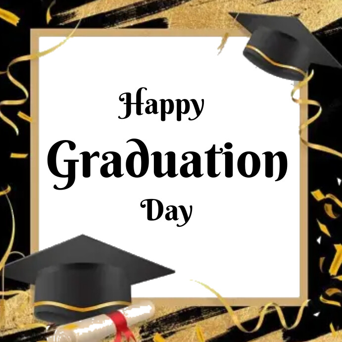 Happy graduation day Instagram post Template | PosterMyWall