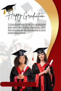Happy Graduation Post Template | PosterMyWall