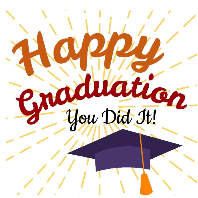 HAPPY GRADUATION Template | PosterMyWall