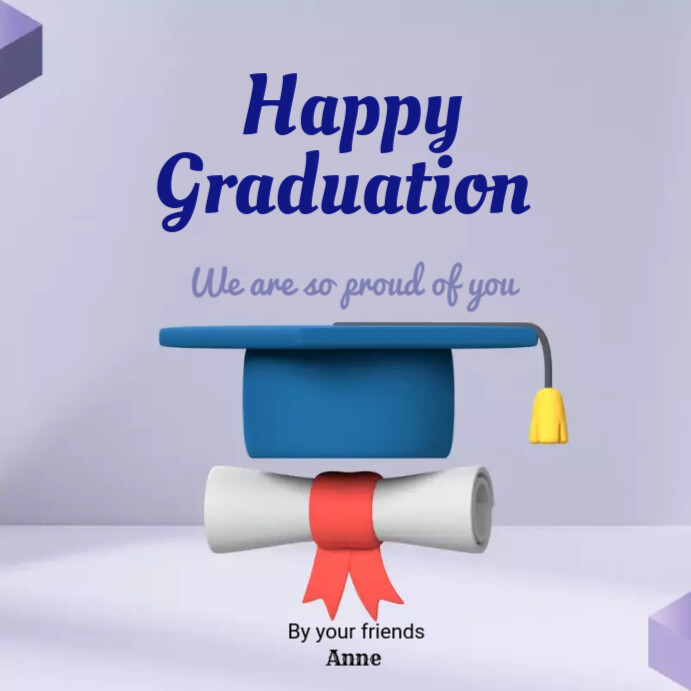Happy graduation Template | PosterMyWall