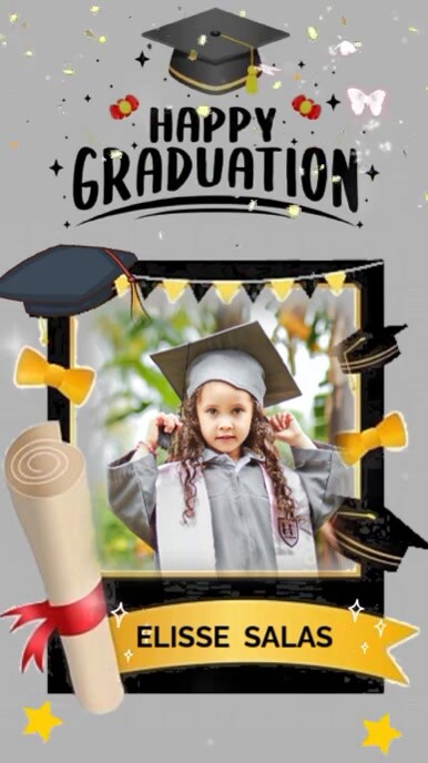 happy graduation kindergarten WhatsApp Status template