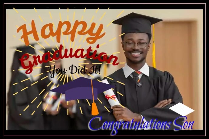 Happy Graduation Post Template | PosterMyWall