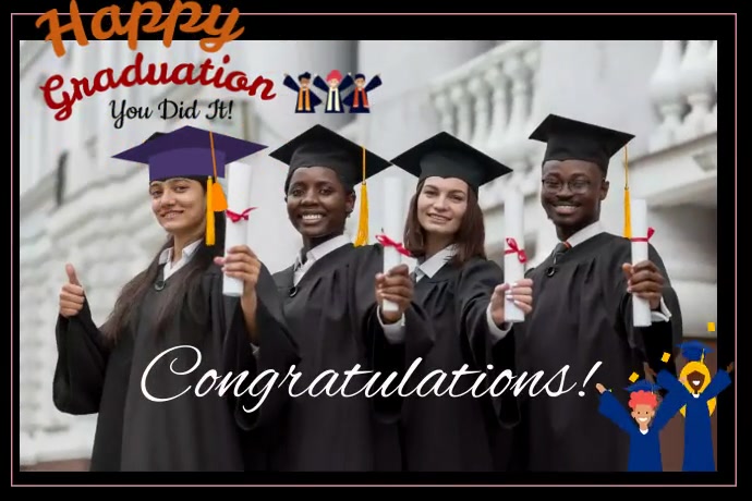Happy Graduation Post Template | PosterMyWall