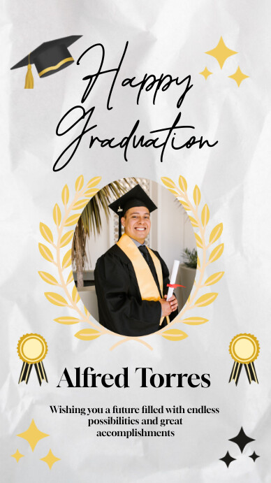 Happy Graduation Poster Ads Template | PosterMyWall