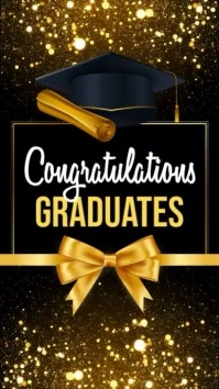 Happy Graduation Poster Instagram Reel template