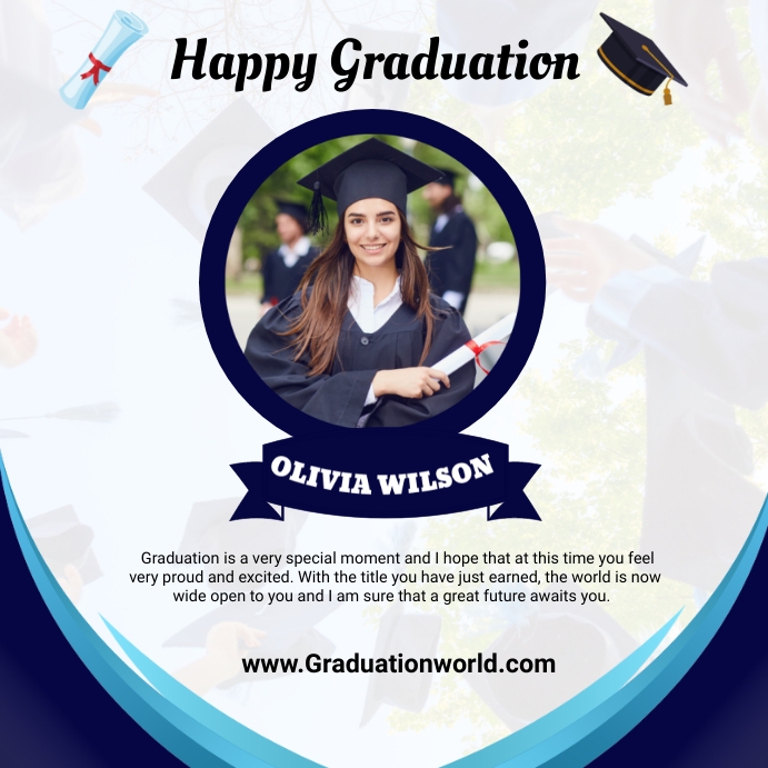 happy Graduation template | PosterMyWall