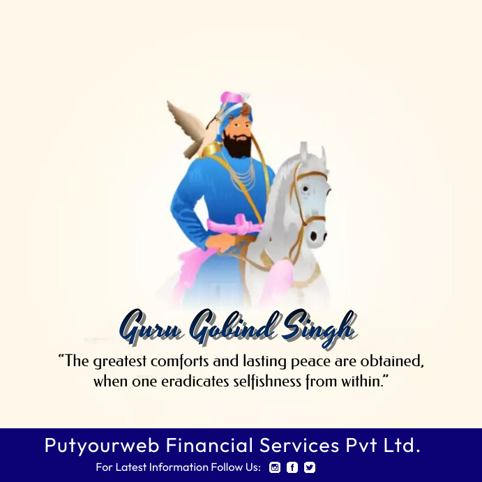 Happy Guru Gobind Singh Template | PosterMyWall