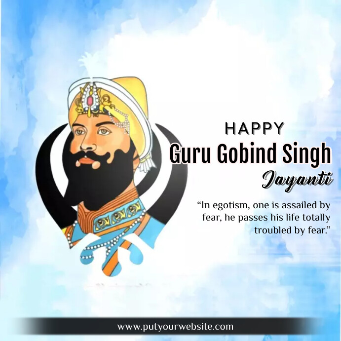 Copy of Happy Guru Gobind Singh | PosterMyWall