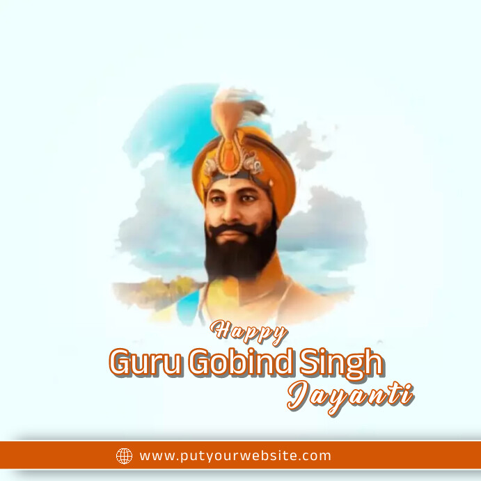 Happy Guru Gobind Singh Template | PosterMyWall