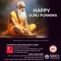 Happy Guru Purnima Template Instagram Post | PosterMyWall